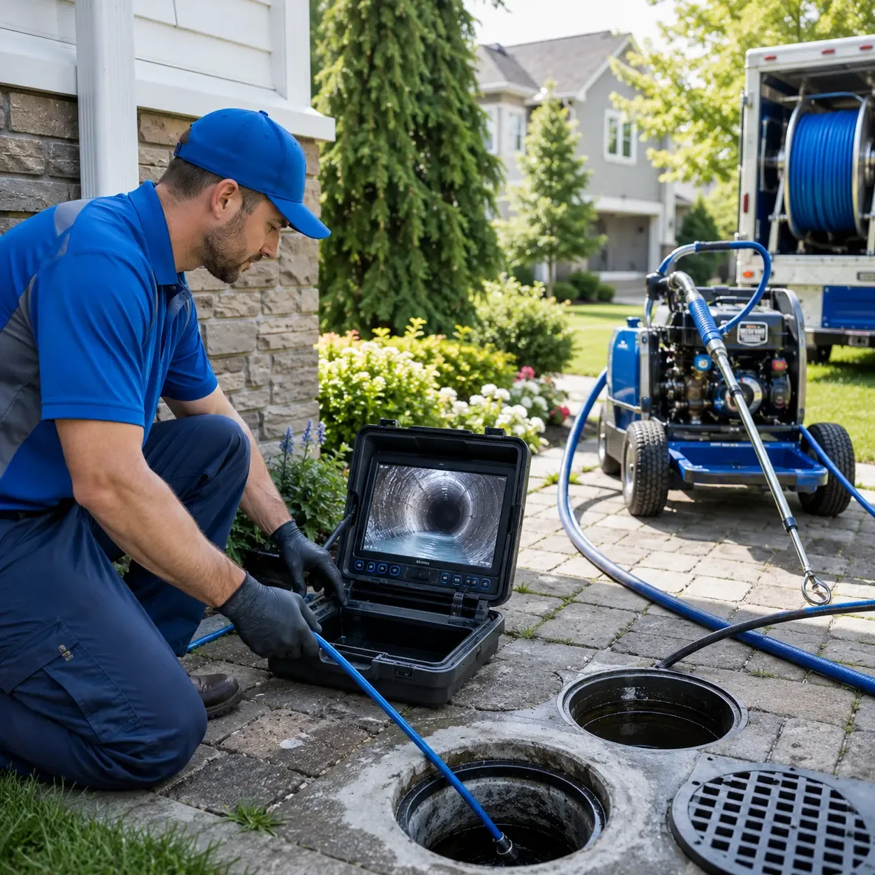 Outdoor drain cleaning professionals serving Alexandria, AL