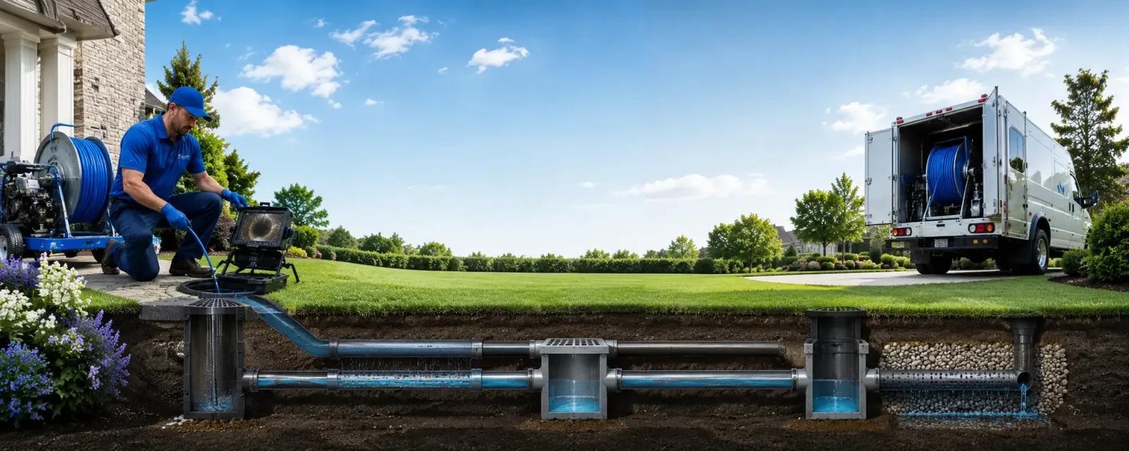Outdoor drain cleaning information for Alexandria, AL